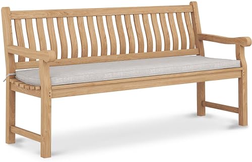 AquaTeak 6' Aqua Rose Solid Teak Outdoor Bench