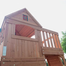 Backyard Discovery Hillcrest Cedar Swing Set Brown