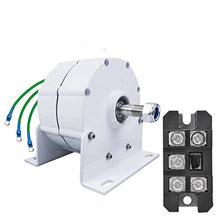 HUIZHITENGDA 10000W 3 Phase Gearless Permanent Magnet, 12V-220V Vertical Wind Power Turbine Generator AC Alternators Motor Wind Turbine Generator for Wind Water Turbine,12v