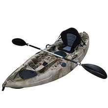 BKC FK184 9 Solo Sit-On-Top Kayak w/Premium Memory Foam Seat - Camo