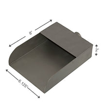 Mosegi 6" Rectangular Water Spout Scupper Spillway for Pools Ponds Fountains Stainless Steel