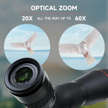 elabopt 20-60x80 ED Spotting Scope Waterproof High Definition Green