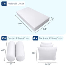 Prolinemax S3 Full Size Pipe Trim Outdoor Daybed Cushion Cover Set AD001