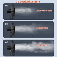 GFJYKDL Portable Misting Fan Black Large Standing Spray Fan Mister 320W/380W High Velocity Air Circulator Heavy Duty Industrial Floor Fans