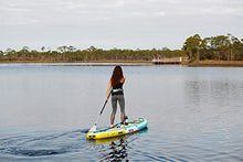 BOTE 10' FT 8" Breeze Aero Inflatable Stand Up Paddle Board Full Trax Citron