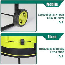 Electric Leaf Mulcher Shredder 2500W with Wheels, 8000RPM Chipper, Garden Cleanup Tool, Composting Machine, Includes Storage Bag 54cm,30mxPowercord (40m)