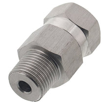 100 Erie Tools Stainless Steel Pressure Washer Swivel Coupler 3/8in. Male to Female NPT 3200 PSI