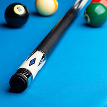 KATANA KAT03 Pool Cue Cream/Black Sapphire Blue Diamonds 20oz