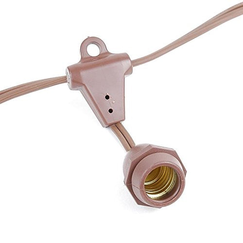 Novelty Lights 330 Feet Heavy Duty Light String, 264 Suspended E17 Sockets