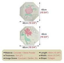 Garden Stepping Stone,Decorative Stone for Garden, Garden Stepping Stone, for Indoor Outside, Lawn Decorative Walking Stone