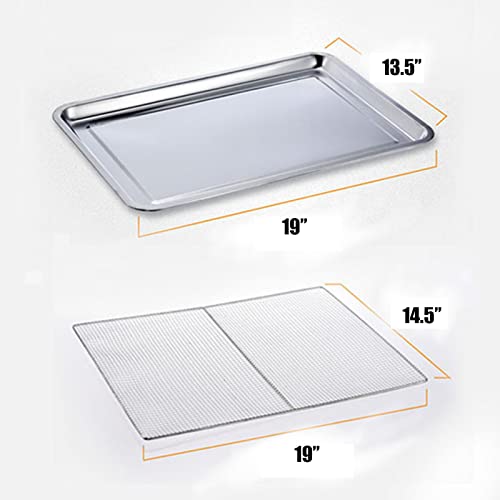 LGXEnzhuo Stainless Steel 16-Layer Food Dehydrator Silver
