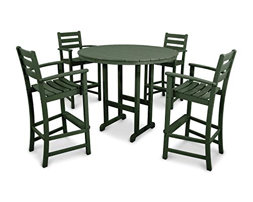 Trex Outdoor Furniture™ Monterey Bay 5-Piece Round Bar Set in Rainforest Canopy