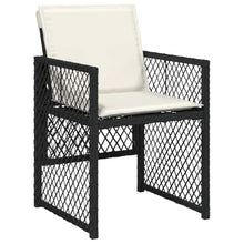 Favemtsl 13-Piece Outdoor Dining Set, Modern Poly Rattan Garden Furniture for 12, Large Rectangular Table with 8 High-Back Chairs and 4 Stools, Steel Frame with Washable Cushions