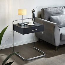 NRFJFOP Living Room Sofa Side Table Small Square Bedside Cabinet Coffee Balcony