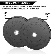 OneFitWonder Bumper Rubber Plates Set Black