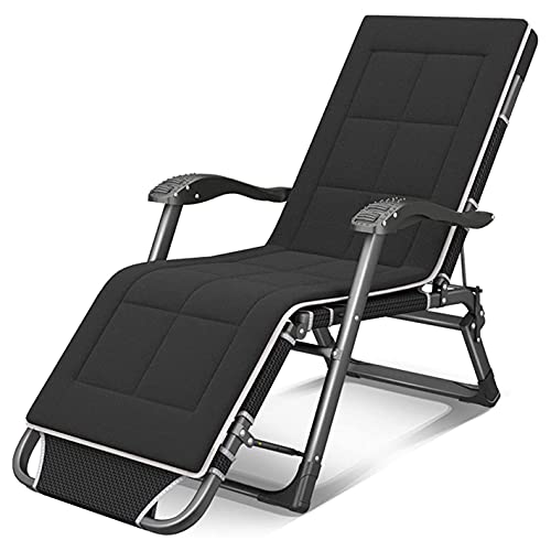 Load-Bearing 440 Ib Outdoor Lounge Chairs- Stylish Folding Lounge Chair for Outdoor Pool Beach Patio Lawn- Durable Oxford Fabric