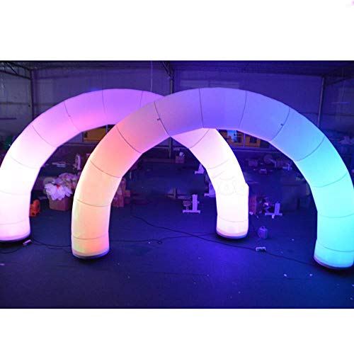 Foammaker Colorful LED Inflatable Arch for Events 12m