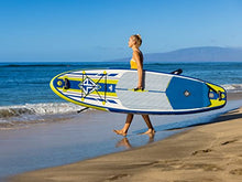 Scott Burke Inflatable Stand Up Paddle Board I-SUP Blue/Yellow
