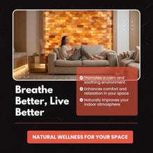 8 x 8 Ft Himalayan Salt Wall Panel Kit with LED Lighting Complete Himalayan Pink Salt Wall Panels for Sauna Home Spa Wellness Room
