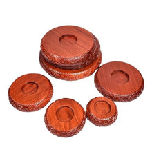 QUANGJN Pcs Plants Saucers Base Flower Bonsai Ornament Base Solid Wood Stand Plant Pot Saucers,