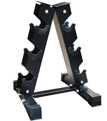 Gymnastics Power Hex Dumbbells Free Weights Set with Rack 190 LB