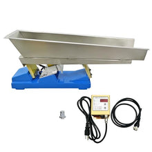INTSUPERMAI Vibration Feeder Vibrating Feeder Machine Micro Electromagnetic Vibrating Feeding Machine Shaking Feeding Machine with Controller for Powder and Granular Materials,110V