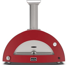 Alfa Moderno 3 Pizze Natural Gas Pizza Oven - Antique Red - FXMD-3P-MROR-U