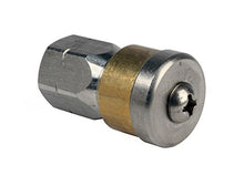 Schieffer 3/8in. x 300ft. 4000 PSI Thermoplastic Sewer Jetter Hose & 8.0 Orifice Button Nose and Rotating Nozzles