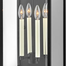 Hinkley Weymouth Extra Large Outdoor Wall Mount Rectangle Lantern, Black