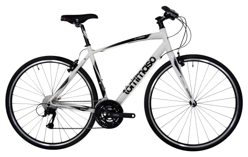 Tommaso La Forma Aluminum & Carbon Hybrid Bike - White - Best