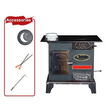 Multifunctional Wood Burning Fireplace, Large Deck Or Patio Firepit, Indoor/outdoor Smokeless Cast Steel Stove For Cooking, Rural Heater,A-56×35CM