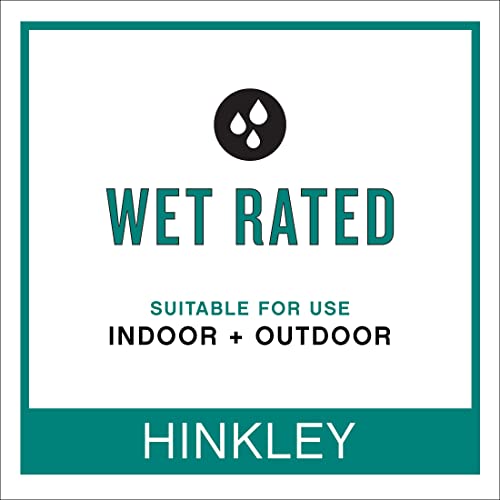 Hinkley Bingham Large Pier Mount Outdoor Lantern - Aluminum, Clear Seedy Glass, Gas Light Style - Greystone Finish