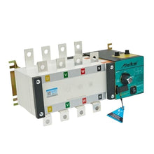 ATS 4P 630A 400A Generator Dual Power Automatic Transfer Switch for Control Module Genset Parts AC220V Control Voltage(4P 400A)
