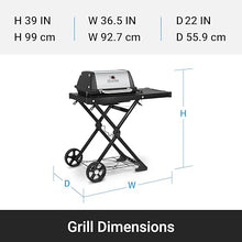 Broil King 910854 Porta-Chef AT220-2 Burner Propane Gas Portable Grill