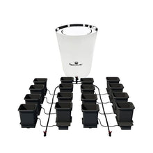 AutoPot 16 Pot Hydroponic System with AIRBASES & AIRDOMES Black