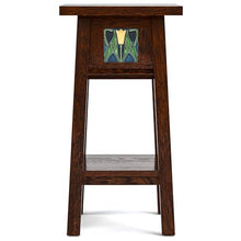 Stickley 125th Anniversary Floral Tile 24-Inch Plant Stand / Drink Table