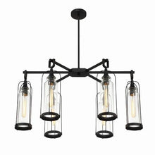 Eurofase Yasmin 6-Light Outdoor Pendant Vintage Style Satin Black