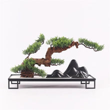 YXIANG56Q Fake Plants Artificial Bonsai Tree Indoor Fake Plants Decor with Ceramic Pots for Home Table Office Desk Bonsai Tree