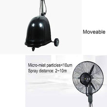 Pealihuy Industrial Misting Fan with Oscillating Cooling Mist Humidifier Height Adjustable 3 Speed Swivel Function Misting Cooling Fan for Home Office and Restaurant,65 CM