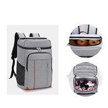 TBNLASS Double-Layer Insulation Backpack Large-Capacity Outdoor Picnic Bag Beer Bottle Opener Trolley Ice(D)