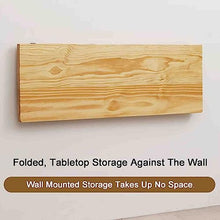 Balcony Bar Table, Out/Indoor Folding Hanging Table Balcony Railing Table Wall-Mounted Side Deck Tables Aluminum Alloy Hanging Modern Household Bar Tables, Height Adjusted (Wood Color 100 * 30Cm)