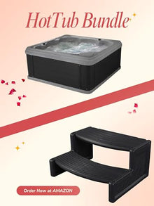 Hot Tub Bundle, Inland Hot Tub, Side Steps, Extra Filter, Six Person Spa, Insulated Cover Included, Aqualife by Strong Spas