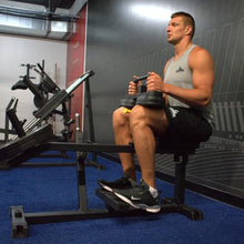 Gronk Fitness Plate Loaded Seated Calf Raise Black