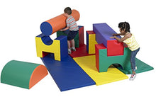 Children's Factory Jr. Activity Gym 11-Piece Rainbow Indoor Playground