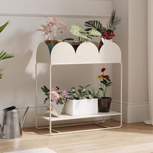 IBONSON Multi Tiered Plant Stand Indoor Outdoor Balcony Iron Flower Rack Storage Rack Living Room Multi-Layer Flower Rack Plant Display Rack Corner Outdoor Plant Stand