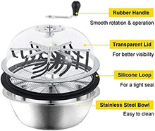 KRASS 19" Stainless Steel Rotating Gem Machine - Plant Sprout Cutter with Twist Twist Cut for Updated Sharp Gear Gems and Flowers Plants