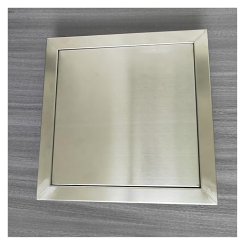 ERRULAN Click Open Stainless Steel Access Door Outdoor Kitchen, Insulated Fire Rated BBQ Island Access Panel, Alarm Wall Inspection Hatch for Plumbing/Wall/Kitchen(22x22in/55x55cm)