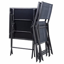 YWangQiang 3 Pcs Bistro Set Garden Backyard Table Chairs Outdoor Patio Furniture Folding Square Table