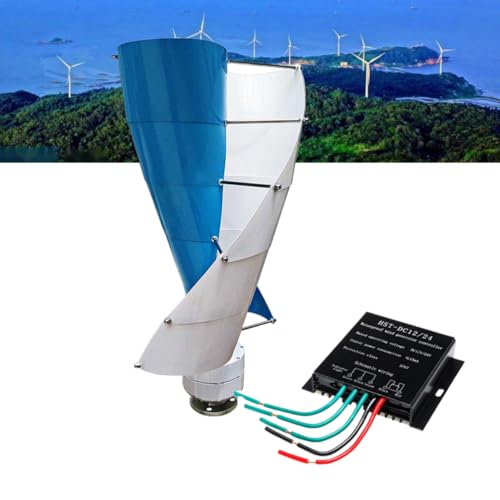 AISINILALAO 4000W Low Noise Free Energy Windmill Generator Kit, W/Controller 12V/24V/48V/220V Solar Wind Power Kit for Home, Street Lighting(10 Blade),48v