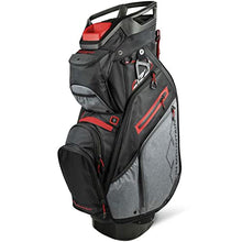 Sun Mountain Mens 2022 C130 Golf Cart Bag Carbon-Inferno Orange